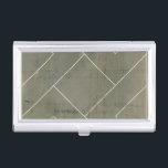 Boîtier Pour Cartes De Visite Modèle Abstrait avec formes géométriques<br><div class="desc">Triangles,  carrés et L-blocs. Oh mon ! Ce motif a été créé par Vision Studio en tant que plan géométrique abstrait. À quoi sert-il d'élaborer un plan directeur ? Achetez la pièce et demandez à vos amis de discuter!</div>