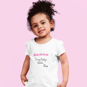 Boîtiers 2T - 5/6T Basic T-Shirt Pink Candy Police