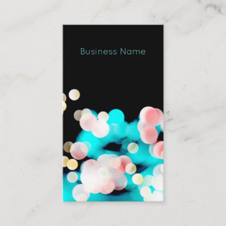 Bokeh Elegant Carte de visite moderne