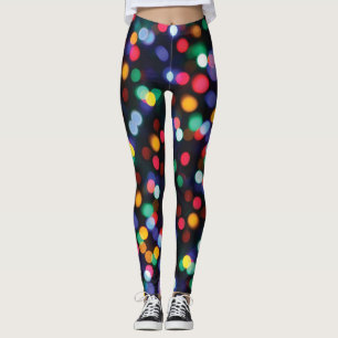 Bokeh NoëlLumières Motif Leggings