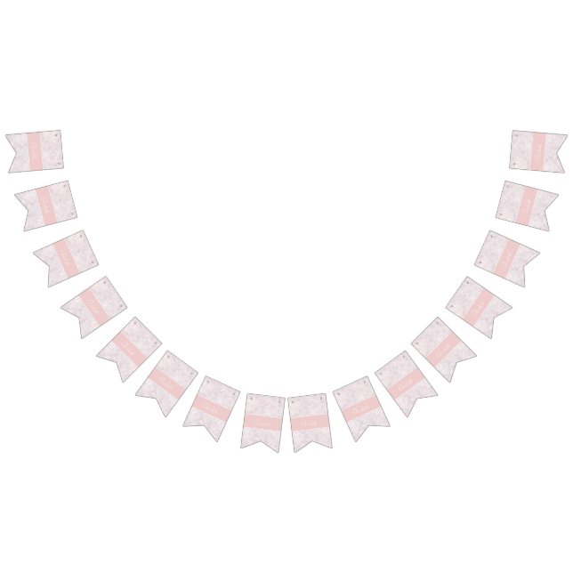 Bokeh rose clair moderne Nom personnalisé Bannière (Tout)