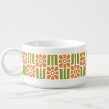 Modèle floral rétro
