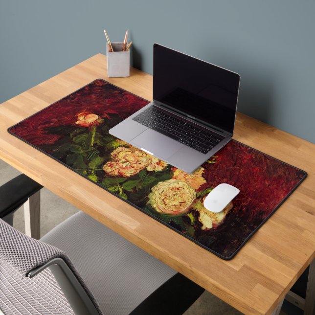 Bol avec pivoines et roses par Vincent van Gogh (Bureau 2)