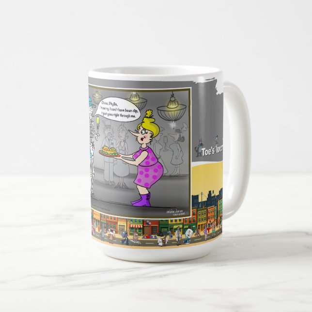 Bol de dip de haricot | Tasse à café classique d'a (Devant droit)