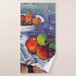 Bol de fruits, Verre et Pommes, Cezanne