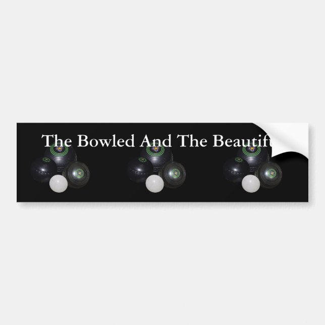 Bol De Pelouse Bowled Et Beau Sticker De Camion De (Devant)