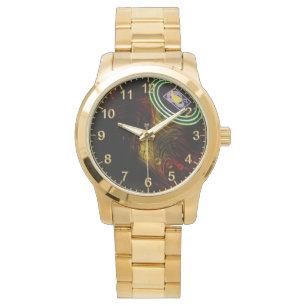 Bol de pelouse de flamme jaune, grande montre d'or