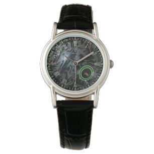 Bol De Pelouse Noir Et Gris, Montre En Cuir