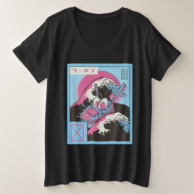 Bol de Ramen Design Vaporwave (Design devant)