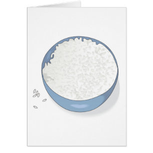 bol de riz blanc