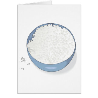 bol de riz blanc