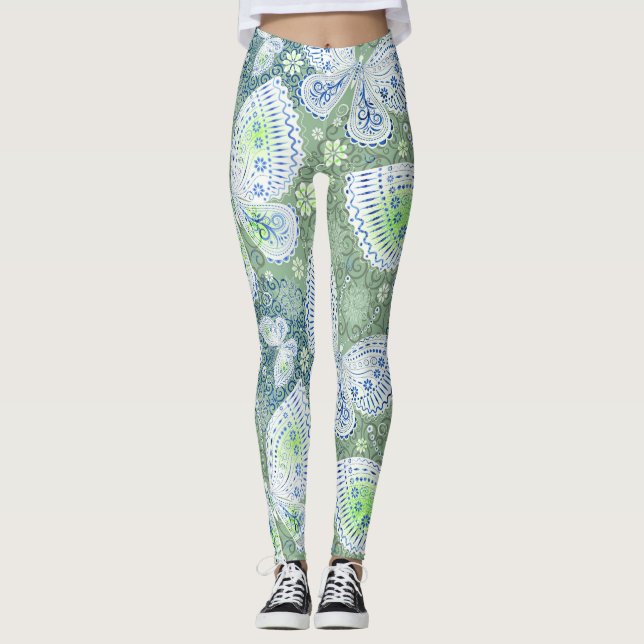 Bold & Beautiful - Leggings imprimés élégants (Devant)