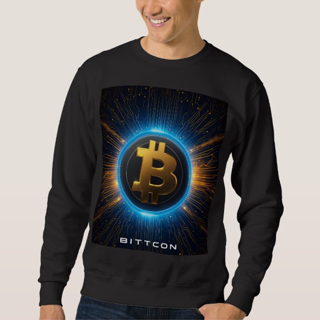 Bold Bitcoin Crypto Energy Sweatshirt (Devant)