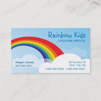BOLD CARTE DE VISITE :: fun arc-en-ciel 1L