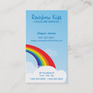 BOLD CARTE DE VISITE :: fun rainbow 1P