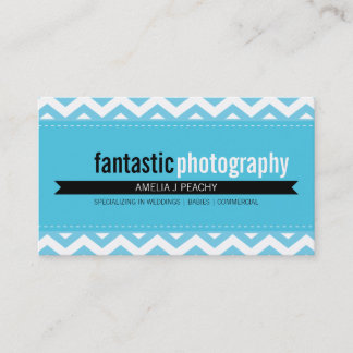 BOLD CARTE DE VISITE :: simple chevron moderne 5