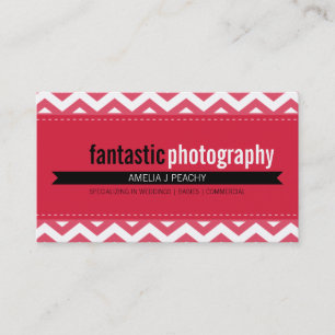 BOLD CARTE DE VISITE :: simple chevron moderne 6