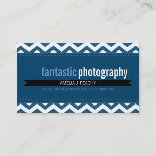BOLD CARTE DE VISITE :: simple chevron moderne 7