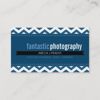 BOLD CARTE DE VISITE :: simple chevron moderne 7