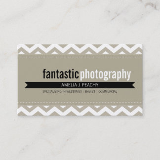 BOLD CARTE DE VISITE :: simple chevron moderne 8