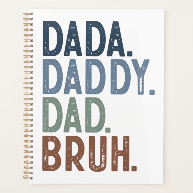 BOLD COLORFUL DADA DADDY DAD BRUH FÊTE DES PÈRES (Devant)
