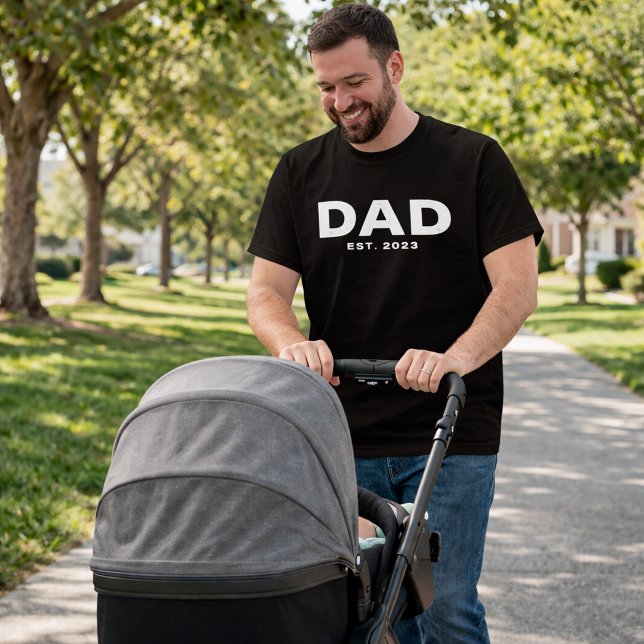 Bold Dad Established New Dad T-Shirt (Créateur téléchargé)