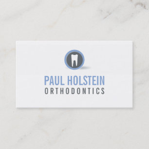 BOLD DENTIST CARTE DE VISITE :: logo de dent moder