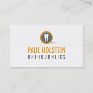 BOLD DENTIST CARTE DE VISITE :: logo de dent moder