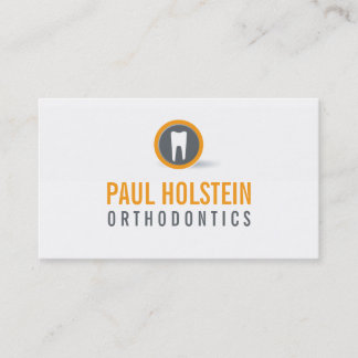 BOLD DENTIST CARTE DE VISITE :: logo de dent moder