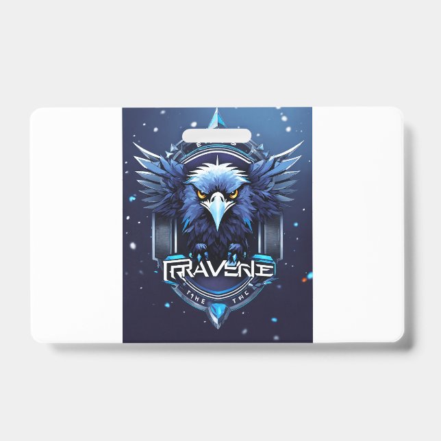 Bold Eagle Logo Badge | Powerful Eagle Head Pin Bu (Face)