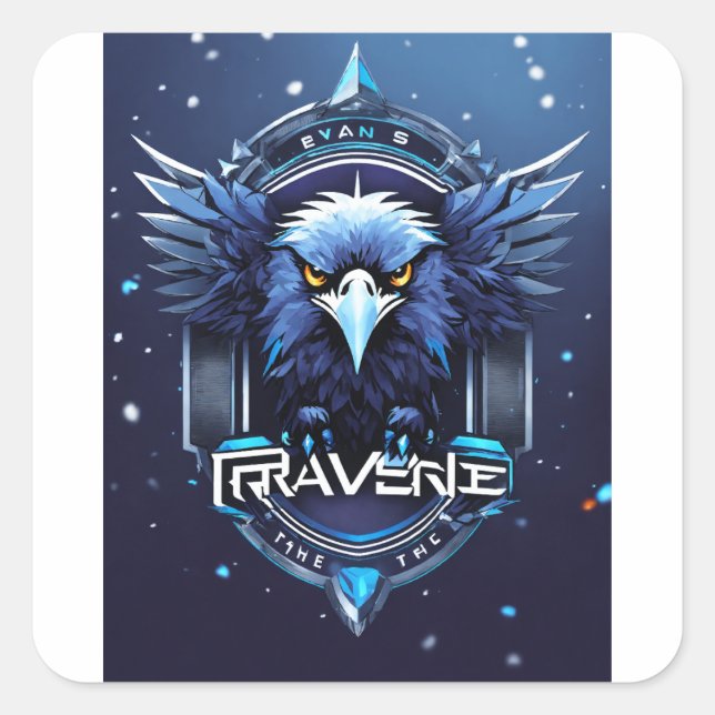 Bold Eagle Logo Sticker | Detailed Eagle Head Deca (Devant)