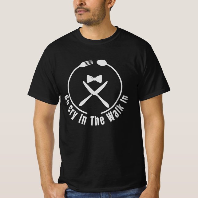 Bold GO CRY WALK IN T-Shirt - Face It Head-On (Devant)
