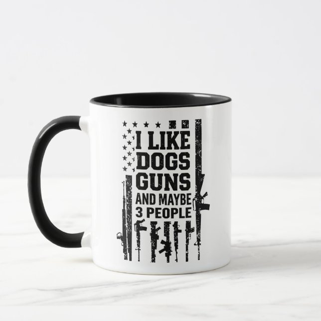 Bold, Gritty Statement Mug for the Dog-Loving Rebe (Gauche)
