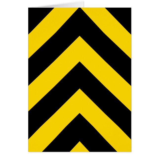 Bold Highway Traffic Bumble Bee Chevrons (Devant)