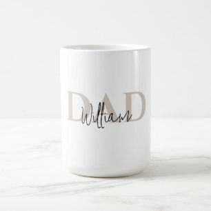 Bold Pastel DAD Mug Cadeau de la Fête des Pères