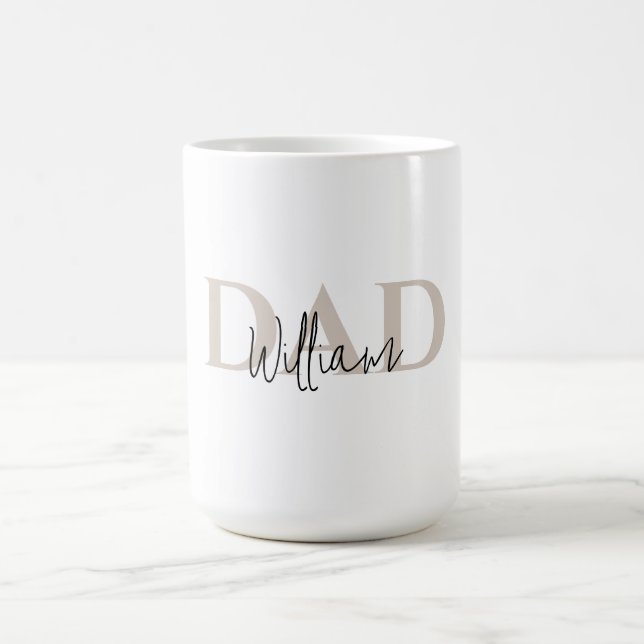 Bold Pastel DAD Mug | Cadeau de la Fête des Pères (Centre)