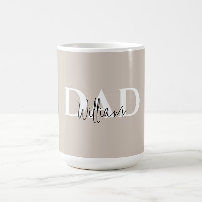 Bold Pastel DAD Mug | Cadeau de la Fête des Pères (Centre)