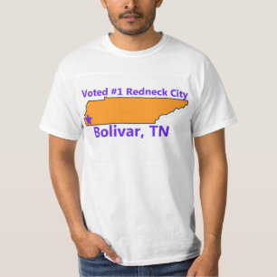 Bolivar, hommes de T-shirt de plouc de TN