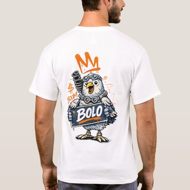 Bolo Graffiti Bird T-Shirt (Dos)