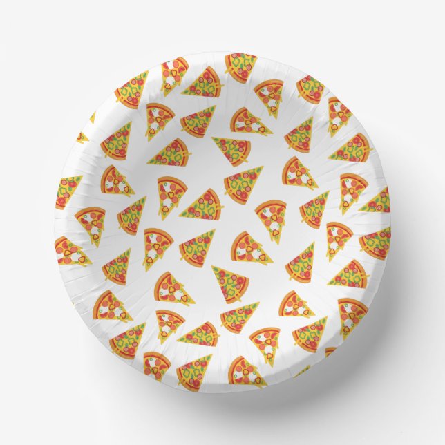 Bols En Carton Aime la pizza  (Recto)