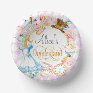 Bols En Carton Alice dans l'Onederland fêté de thé de haine