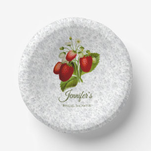 Bols En Carton Aspect dentelle de fraise 