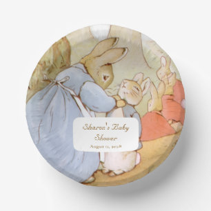 Bols En Carton Baby Shower Lapins Classiques