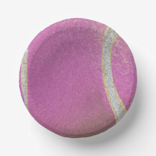Bols En Carton Balle de tennis rose violet moderne