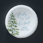 Bols En Carton Blue Bows Boy Baby It's Cold Outside Baby shower<br><div class="desc">Le Blue Bows Boy Baby It's Cold Outside Baby shower Paper Bowls apportent une touche d'hiver et de douceur à votre décor de baby shower ! Présentant un design bleu doux avec des flocons de neige délicats et de charmants arcs bleus, ces bols sont parfaits pour servir des friandises dans...</div>