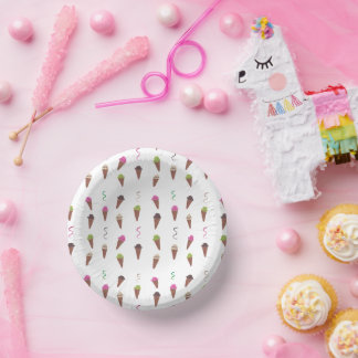 Bols En Carton Bol Bowls de Fête en Papier Coloré de Crème Glacée
