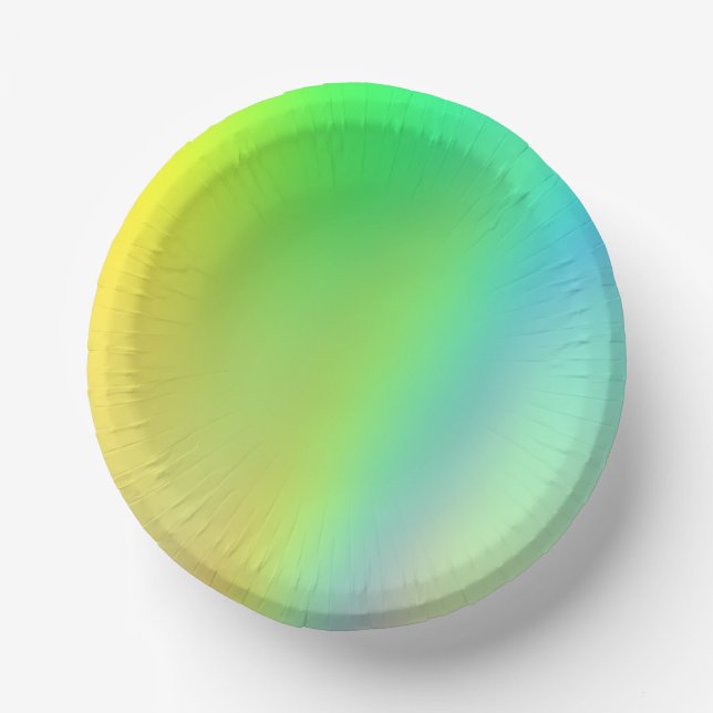 Bols En Carton Bol de papier - Arc-en-ciel (Recto)