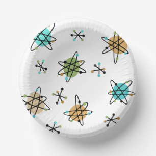 Bols En Carton Bol de papier atomique du milieu du siècle