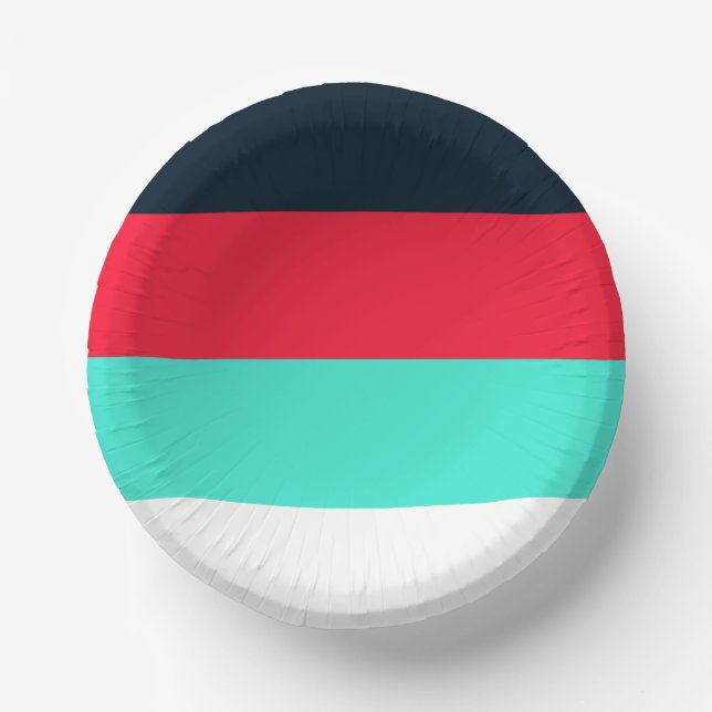 Bols En Carton Bol papier 7 pouces personnalisable pour événement (Recto)