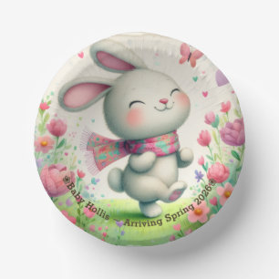 Bols En Carton Bol personnalisés pour Baby Shower Lapin